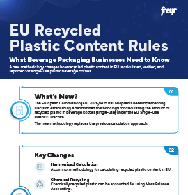 EU Recycled Plastic Content Rules 
