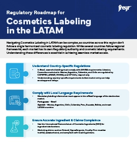 Regulatory Roadmap for Cosmetics Labeling in the LATAM