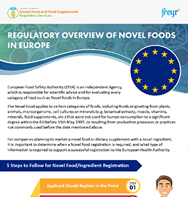Regulatory Overview Of Novel Foods In Europe