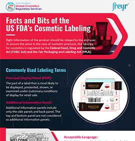 Faits et éléments clés sur le Labelling des cosmétiques de la FDA US