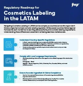 Regulatory Roadmap for Cosmetics Labeling in the LATAM
