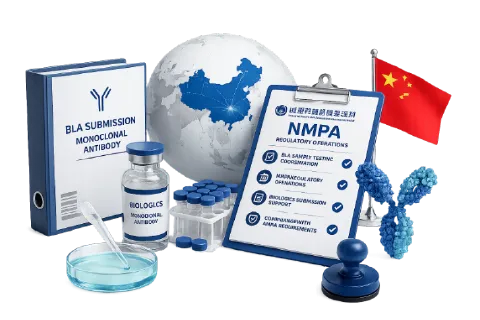 Permettre la réussite des tests d'échantillons BLA et des opérations réglementaires en Chine pour une entreprise suisse de produits biologiques 