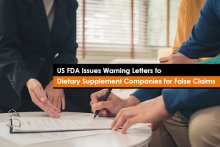 US FDA Issues Warning Letters to Dietary Supplement Companies for False Claims