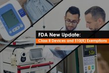 FDA New Update: Class II Devices and 510(K) Exemptions